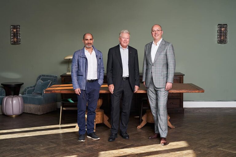 f.l.t.r.: Prof. Mike Richter, Prof. hc. Dr. hc, Peter Pfeiffer, Lutz Dietzold.