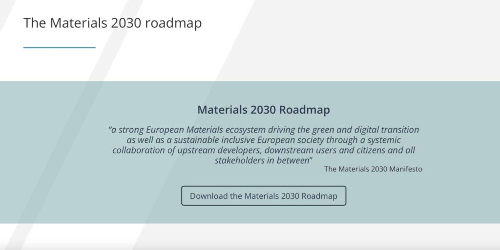 The final version of the Materials 2030 Roadmap is now available BEDA